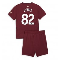 Camisa de time de futebol Manchester City Rico Lewis #82 Replicas 3º Equipamento Infantil 2024-25 Manga Curta (+ Calças curtas)